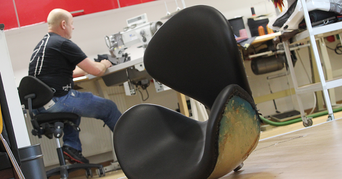 renovering af designmøbler svanen